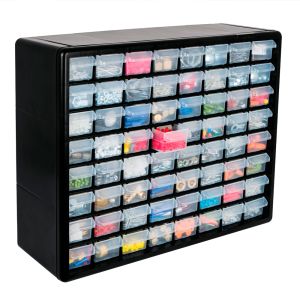 Organizador con 64 gavetas. 10895 Truper