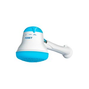 Regadera el&eacute;ctrica de 4 temperaturas, 5-3/4", Azul. 45155 Foset
