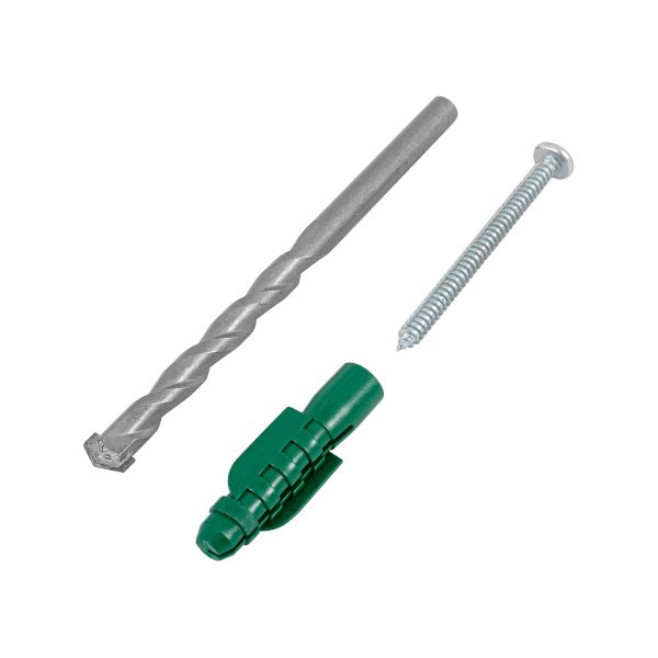 Kit de 20 taquetes 1/2" con pijas #14 y 1 broca 1/2". 40162 Fiero